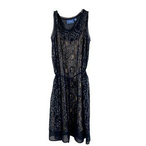 SIMPLYVERA Vera Wang Women's Navy Blue Lace Dress XS